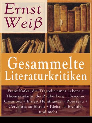 cover image of Gesammelte Literaturkritiken